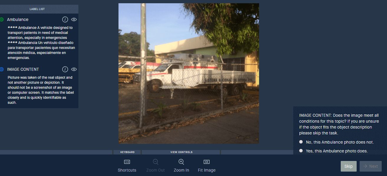 Spare5 image asks to judge the image